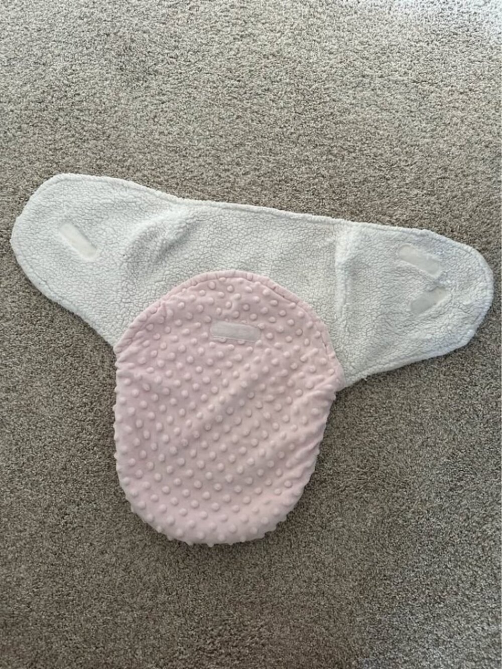 Pink Fuzzy Swaddle - Picture 2 of 2